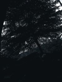 View of illuminated lights at night