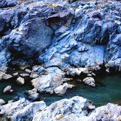 Rock formations on rocks