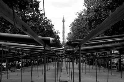 Built structure with trees in background