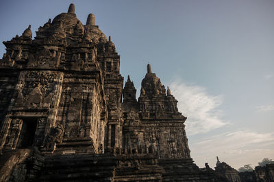 Low angle view of historical building against sky