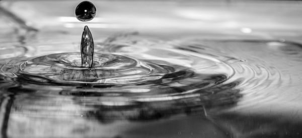 Close-up of splashing water