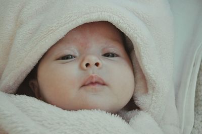 Close-up of baby boy