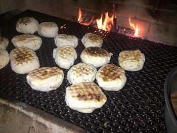 High angle view of food