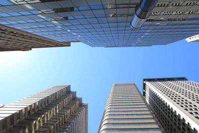 Low angle view of modern building