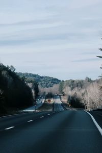 Highway in early spring 