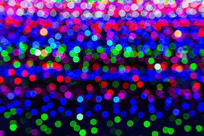 Full frame shot of multi colored lights