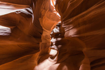 Rock formation in cave