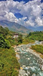 Scenic view of landscape against sky