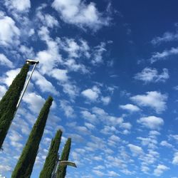 Low angle view of cloudy sky