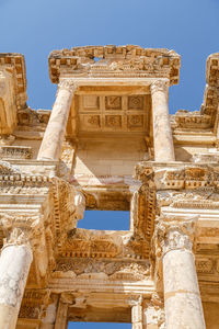 Low angle view of historical building