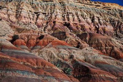 Rock formations in a desert