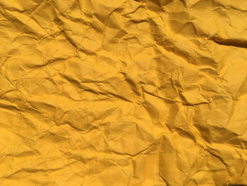 Full frame shot of yellow paper