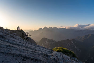 Sunrise over the mountains