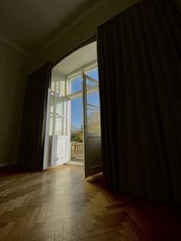 Empty corridor of building