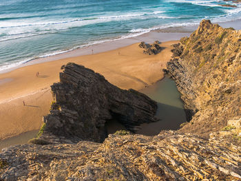 Scenic view of beach