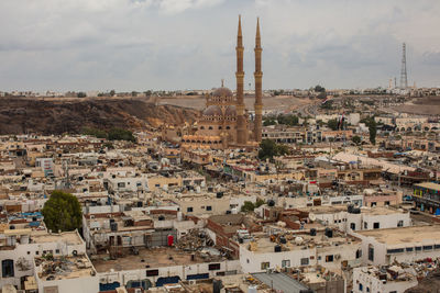 Panorama od old town , mountains of sharm el sheikh. egypt.