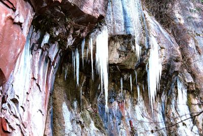 Low angle view of cave