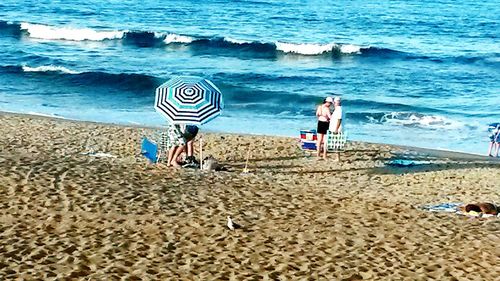 People on beach