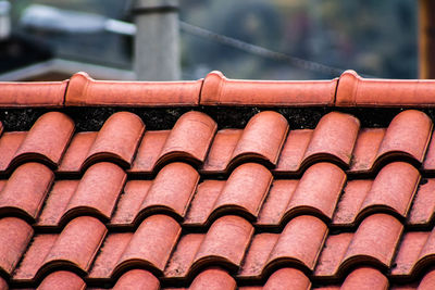 Close-up of roof tiles