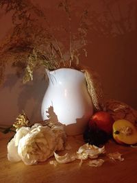 Close-up of vase on table