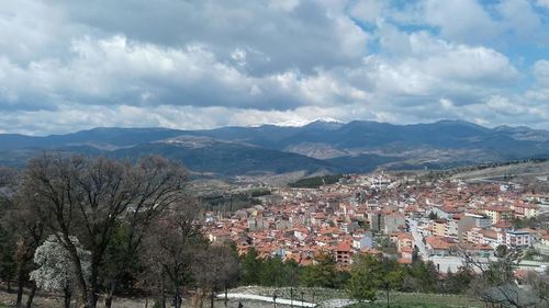 Aerial view of a city