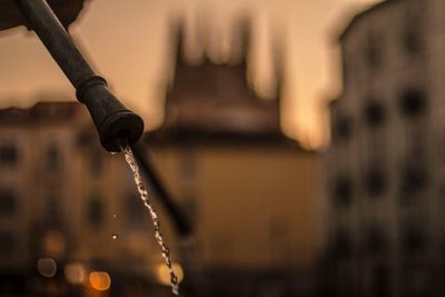 Close-up of water drop