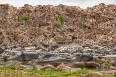 Rock formation on rocks