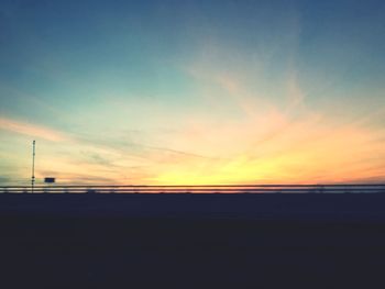 Scenic view of sky during sunset