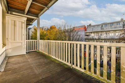 Bridge over river against sky