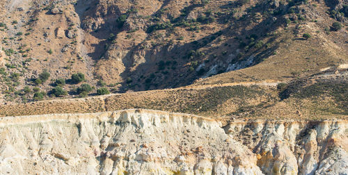 Volcanic crater stefanos in the lakki valley of the island nisyros greece