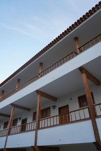 Low angle view of building against sky