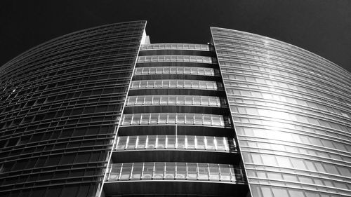 Low angle view of modern building