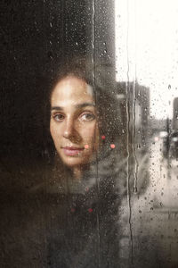 Portrait of young woman