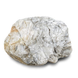 Close-up of rocks against white background