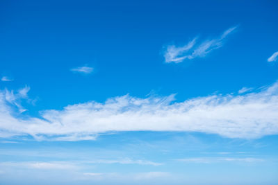 Low angle view of clouds in sky