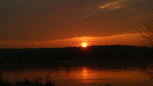 Scenic view of sunset