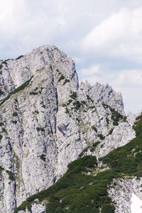 Scenic view of rocky mountains against sky