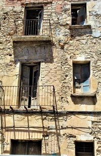 Low angle view of old building