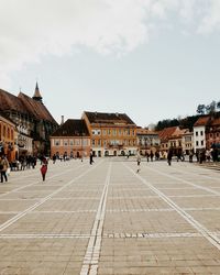 People walking in city