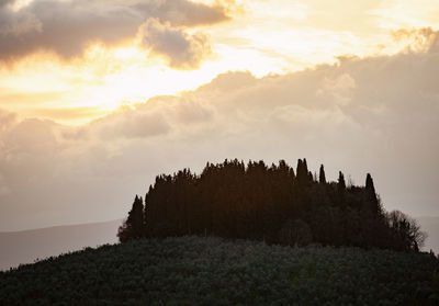 Panoramic view of landscape against sky