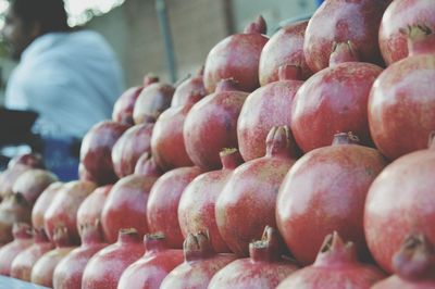 Close-up of pomegranate for sale at market
