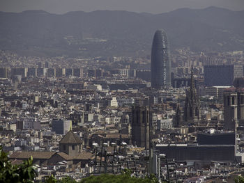 Barcelona at the mediterranean sea