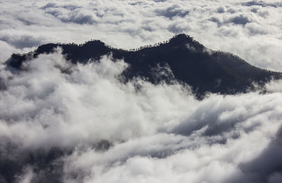 Low angle view of clouds in sky