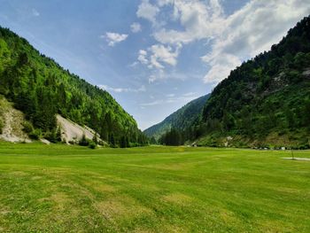 Scenic view of landscape against sky