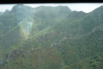 Scenic view of mountains