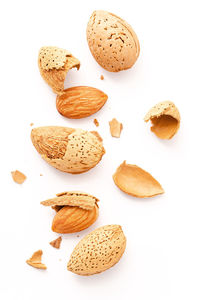 Close-up of cupcakes against white background