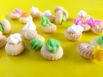 Close-up of cupcakes