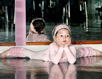 Portrait of a young ballerina