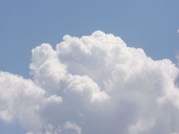 Low angle view of clouds in sky