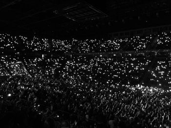 Crowd at night